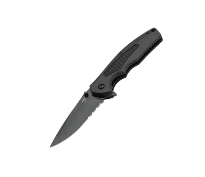Boker Plus Gemini NGA Assisted BK Serrated Folding Knife D2 (01BO506)