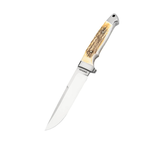 Boker | Vollintegral XL 2.0 Stag | Fixed Blade | Hunting Knife 440C | Solingen Germany