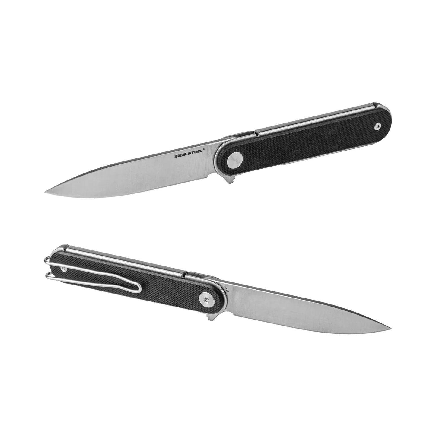 Satin  G10 & Carbon Fiber Laminate Iris Flipper | Satin SKU: 8061AB