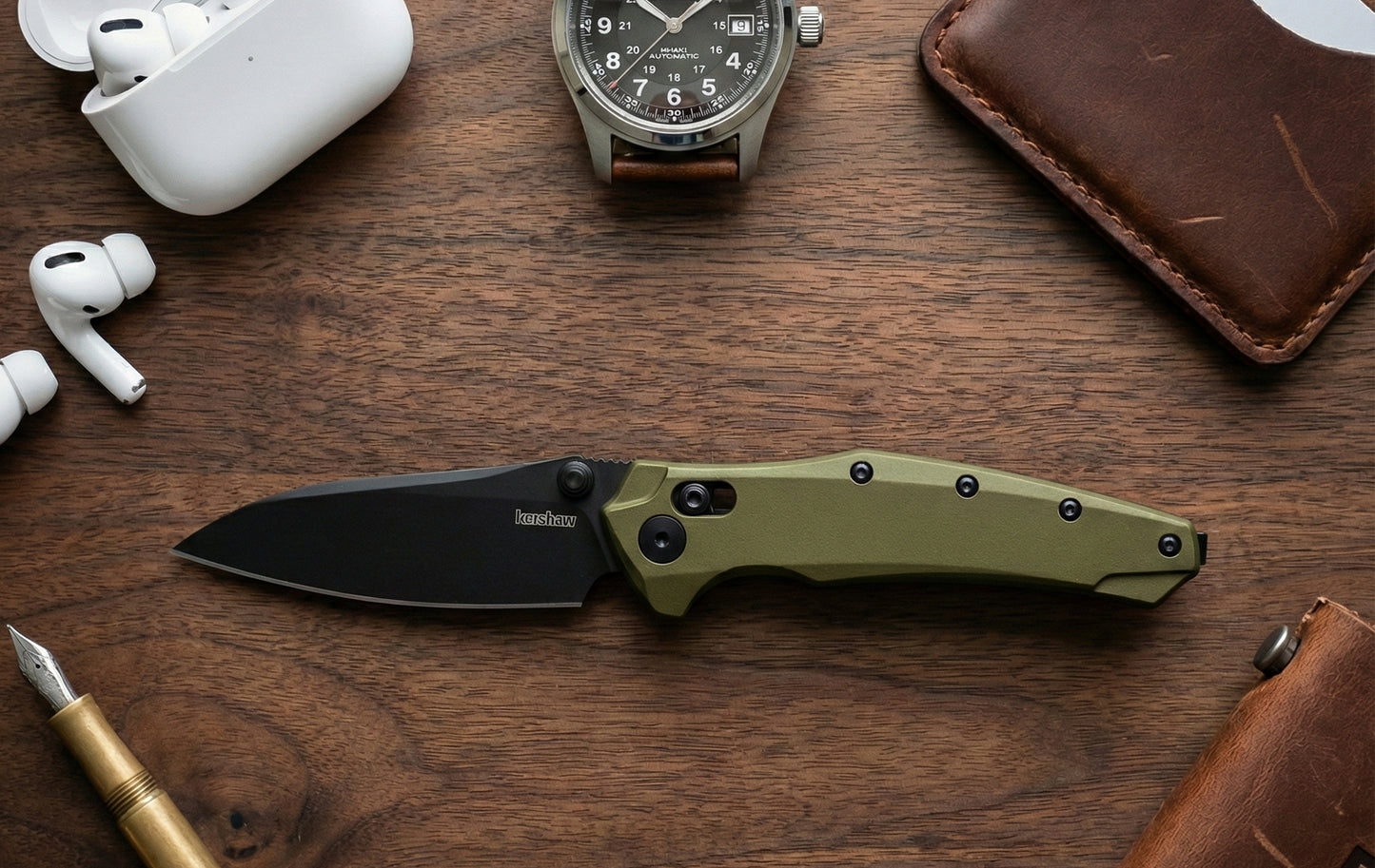 Reversible extra-deep-carry clip on Kershaw Bareknuckle DuraLock