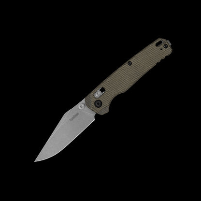 CPM MagnaCut clip-point blade on Kershaw Bel Air 6106