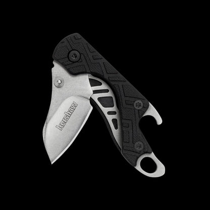 Kershaw Cinder Folding Pocket Knife Bottle Opener Black (1025)
