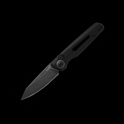Kershaw Launch 11 7550 USA-made automatic knife with BlackWash CPM 154 blade and black aluminum handle