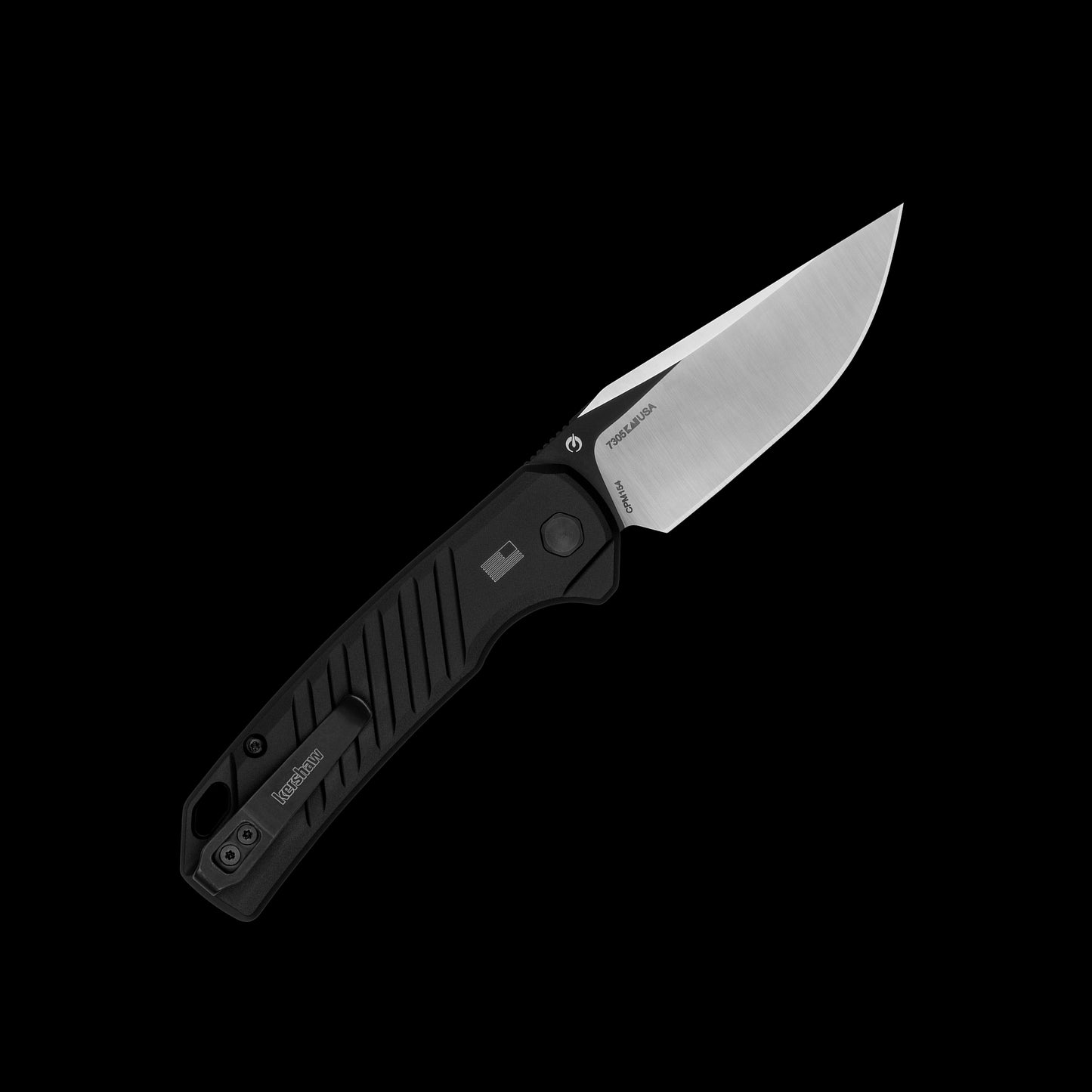 CPM 154 trailing-point blade on Kershaw Launch 23 7305