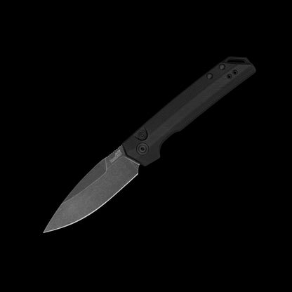 Kershaw Launch Iridium G10 7038G10 USA-made automatic knife with BlackWash MagnaCut blade and black G10 handle