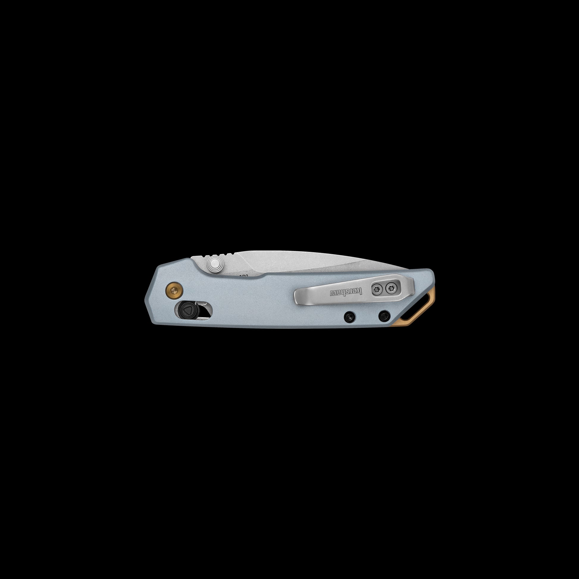 Kershaw Mini Iridium manual folding knife in closed position