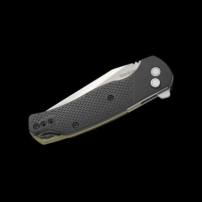 Button-lock mechanism on Kershaw Runoff KS1429