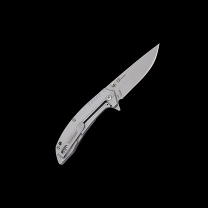 8Cr13MoV drop-point blade on Kershaw Shroud 1349