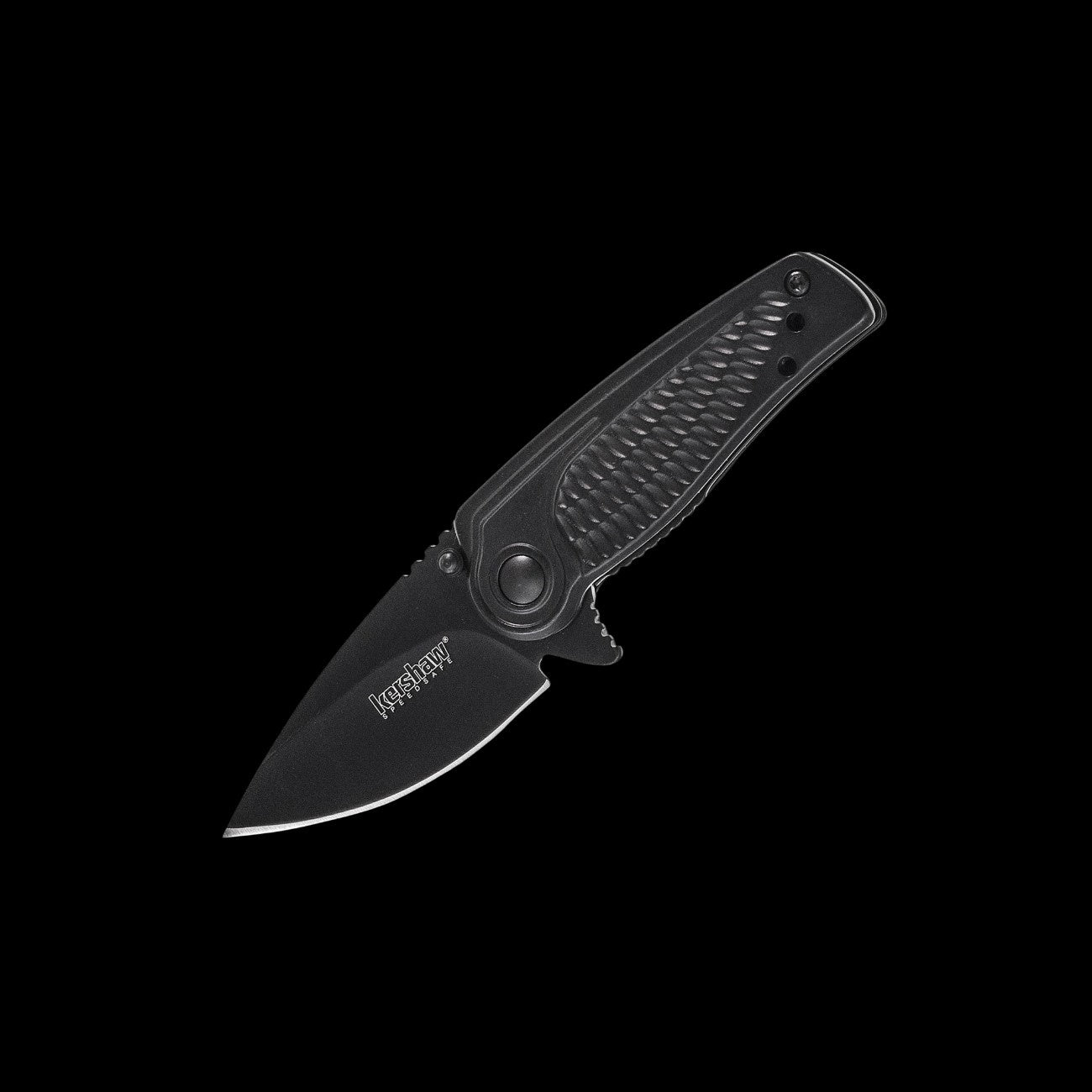 Kershaw Spoke 1313BLK Assisted Folding Knife Black Stainless Steel