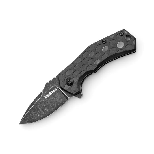 SALEH KNIVES  | KNIFE | FOLDING  | ALL BLACK| TAM-546 BSWB