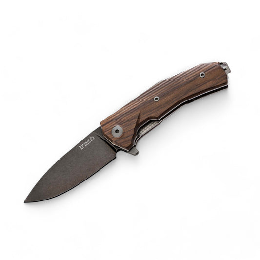 LIONSTEEL | KUR Wood | Santos wood handle,| PVD+SW blade | KUR BST