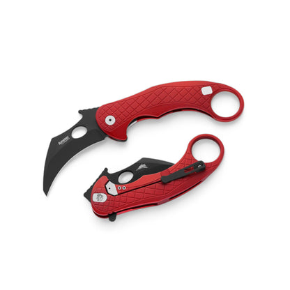 LIONSTEEL | L.E.One | Red / Black MagnaCut | LE1 A RB