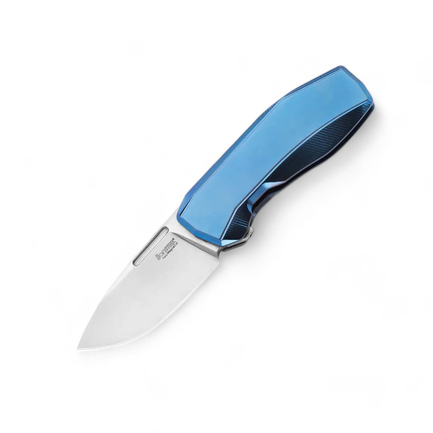 LIONSTEEL | Blue Titanium Handle | N1BL