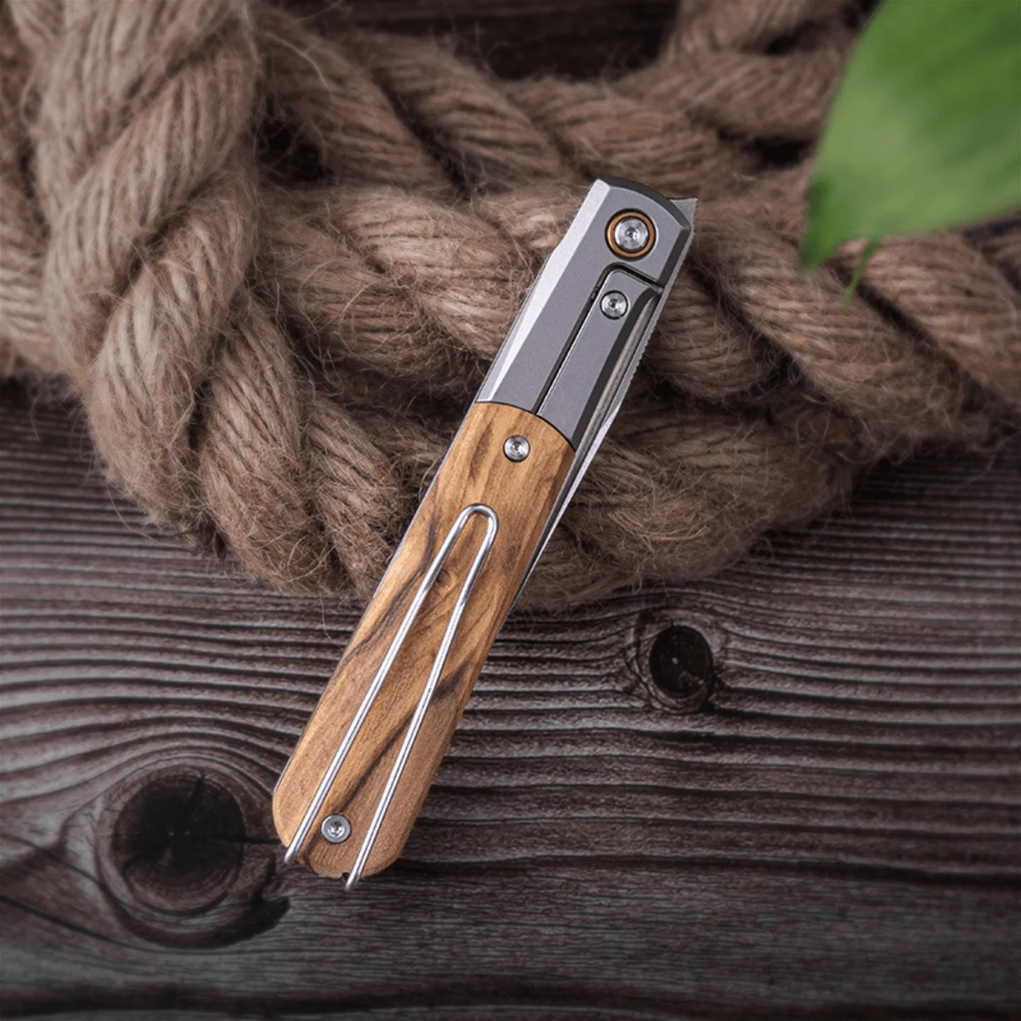 Real Barlow RB-7 | S35VN | Titanium & Inlayv-7893
