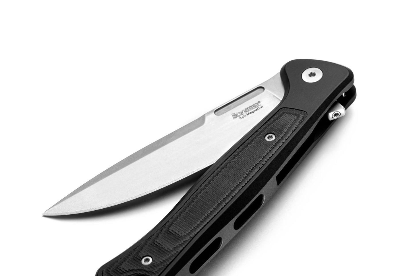 Skinny Aluminium - Black / Stone Washed blade SK01A BS