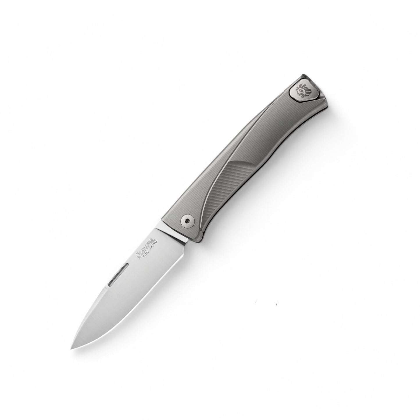 LIONSTEEL | Thrill Titanium | GR-Y SLIPJOINT | TL GY