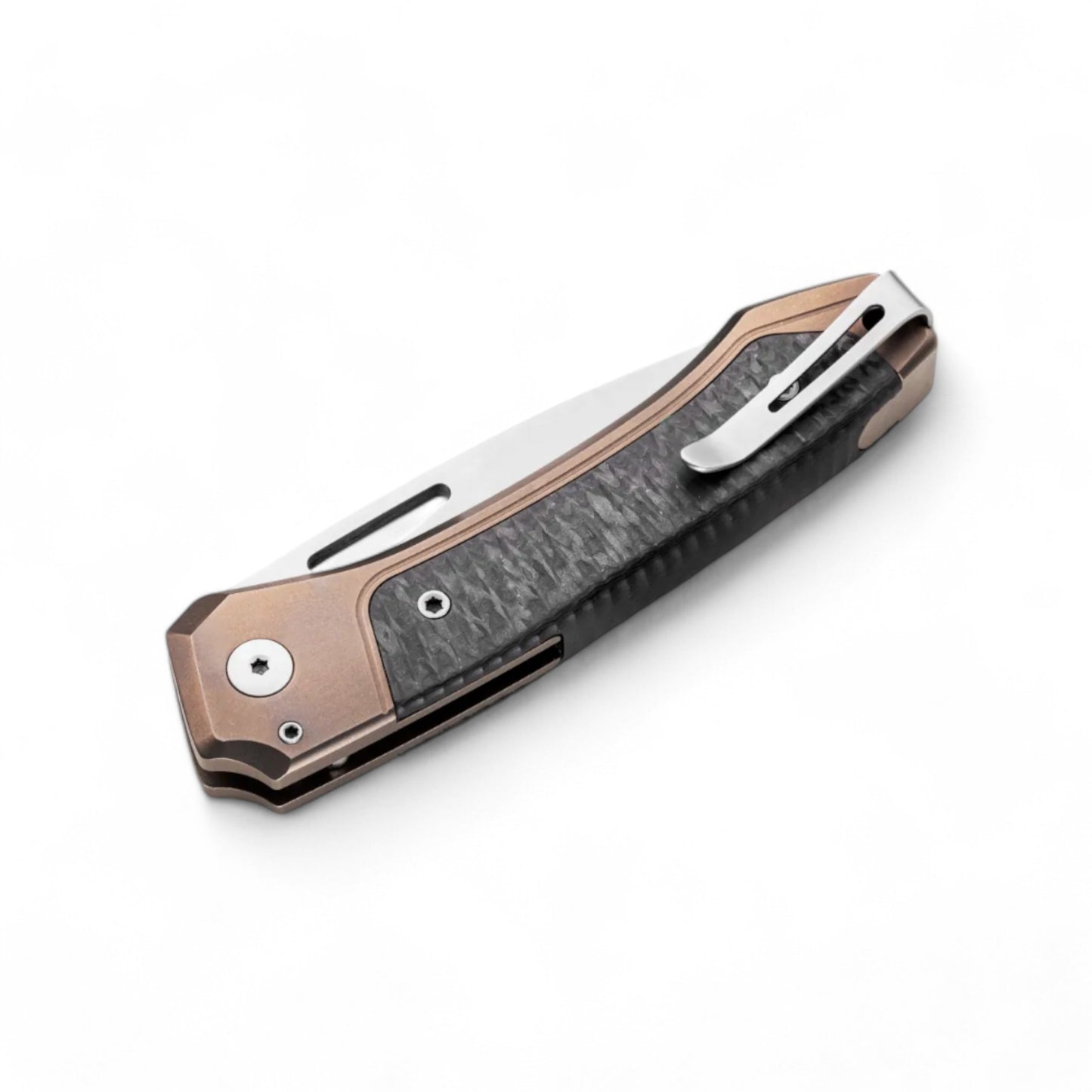 LIONSTEEL | Twain - Bronze titanium | Carbon fiber | TW BR CF