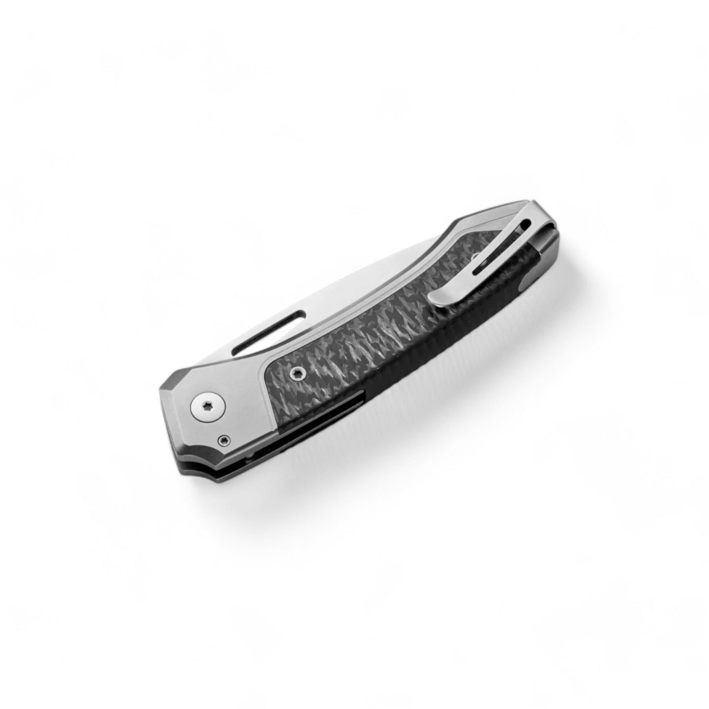 LIONSTEEL | Twain - Gray titanium | Carbon fiber | TW GY CF