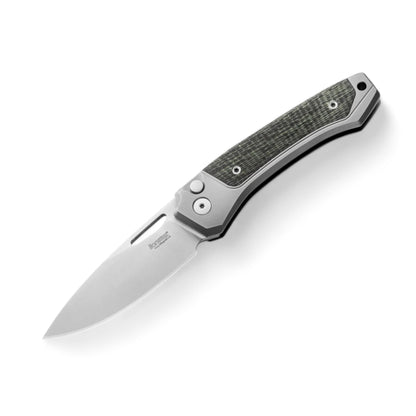LIONSTEEL | Twain - Gray titanium | Green canvas | TW GY CVG