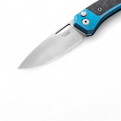 LIONSTEEL |Twain - Blue titanium | Carbon fiber | TW BL CF
