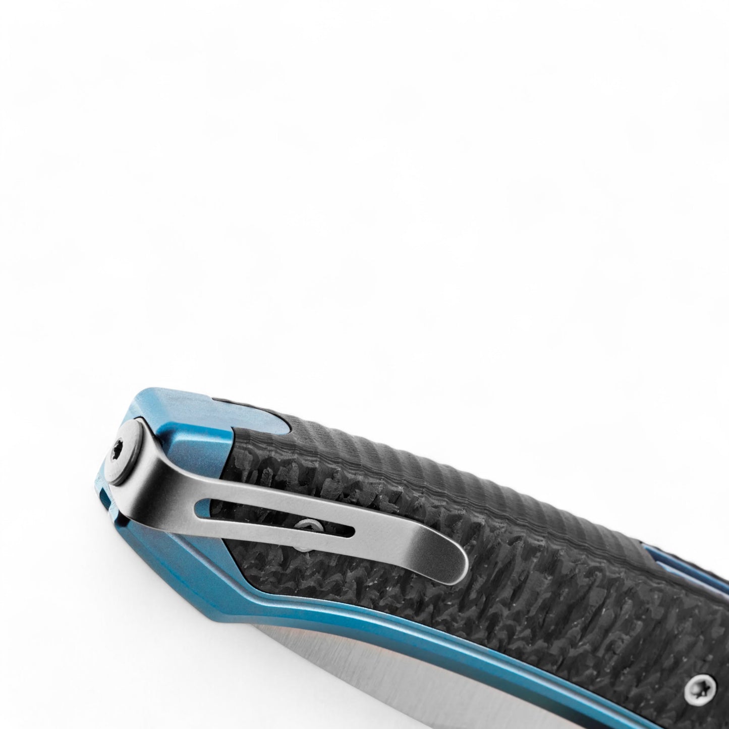 LIONSTEEL |Twain - Blue titanium | Carbon fiber | TW BL CF