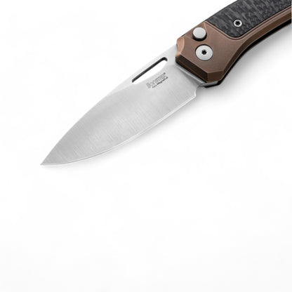 LIONSTEEL | Twain - Bronze titanium | Carbon fiber | TW BR CF
