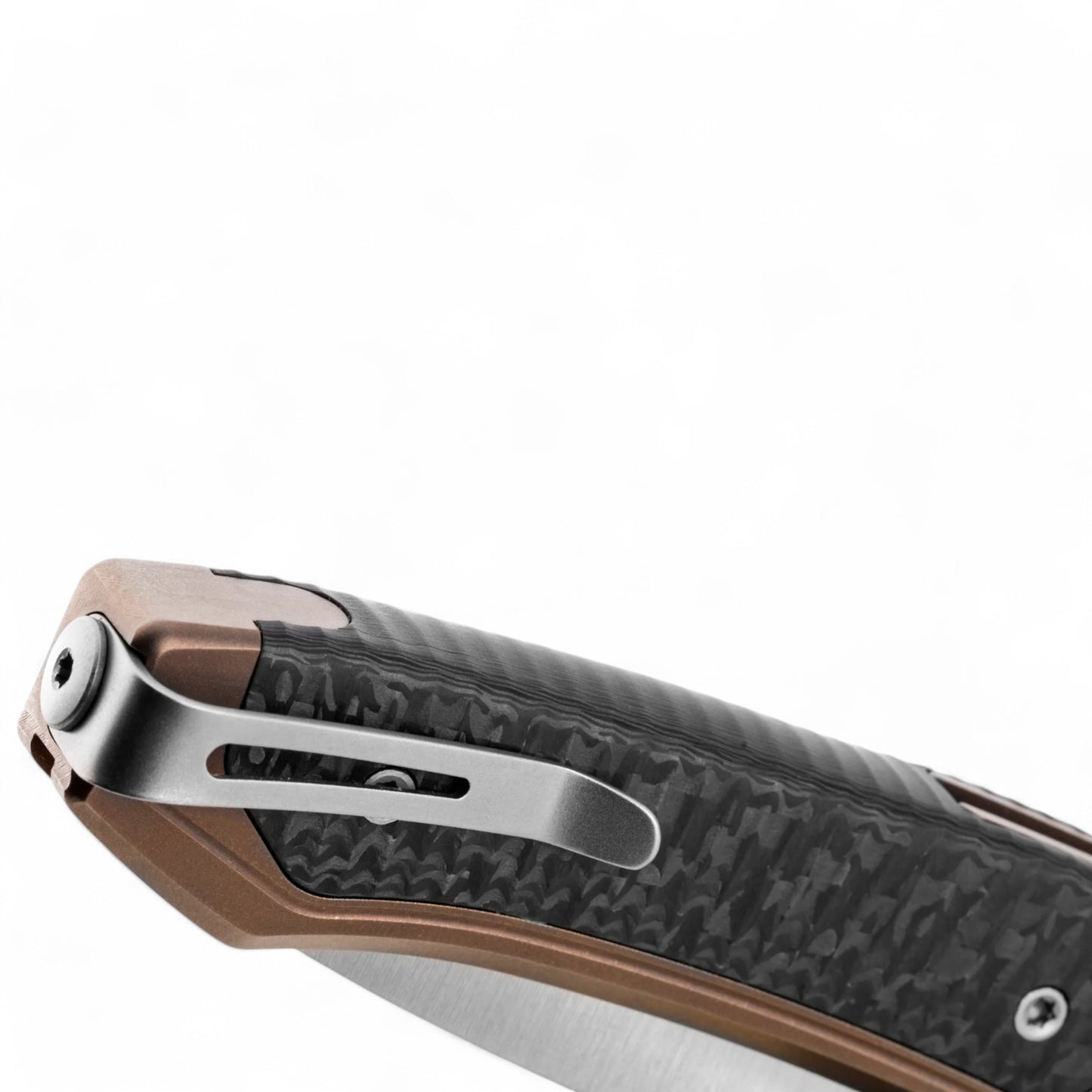 LIONSTEEL | Twain - Bronze titanium | Carbon fiber | TW BR CF