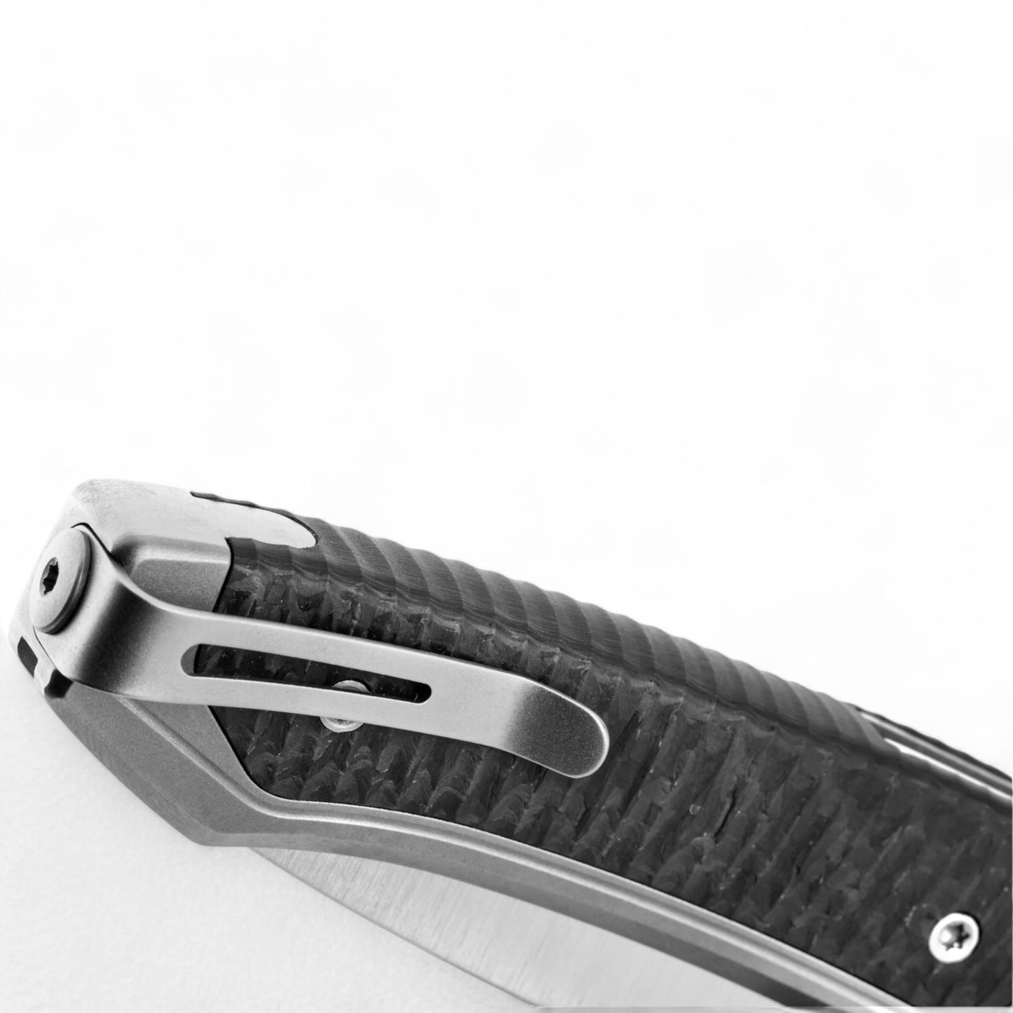 LIONSTEEL | Twain - Gray titanium | Carbon fiber | TW GY CF