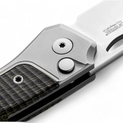 LIONSTEEL | Twain - Gray titanium | Green canvas | TW GY CVG