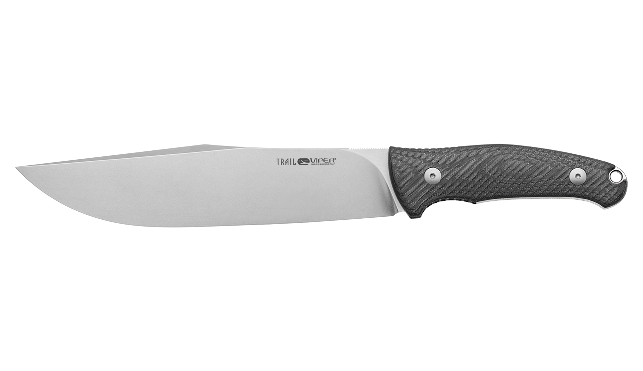 Viper Trail VT4066GG Stonewashed N690, Black SureTouch, fixed knife, Jens Ansø design