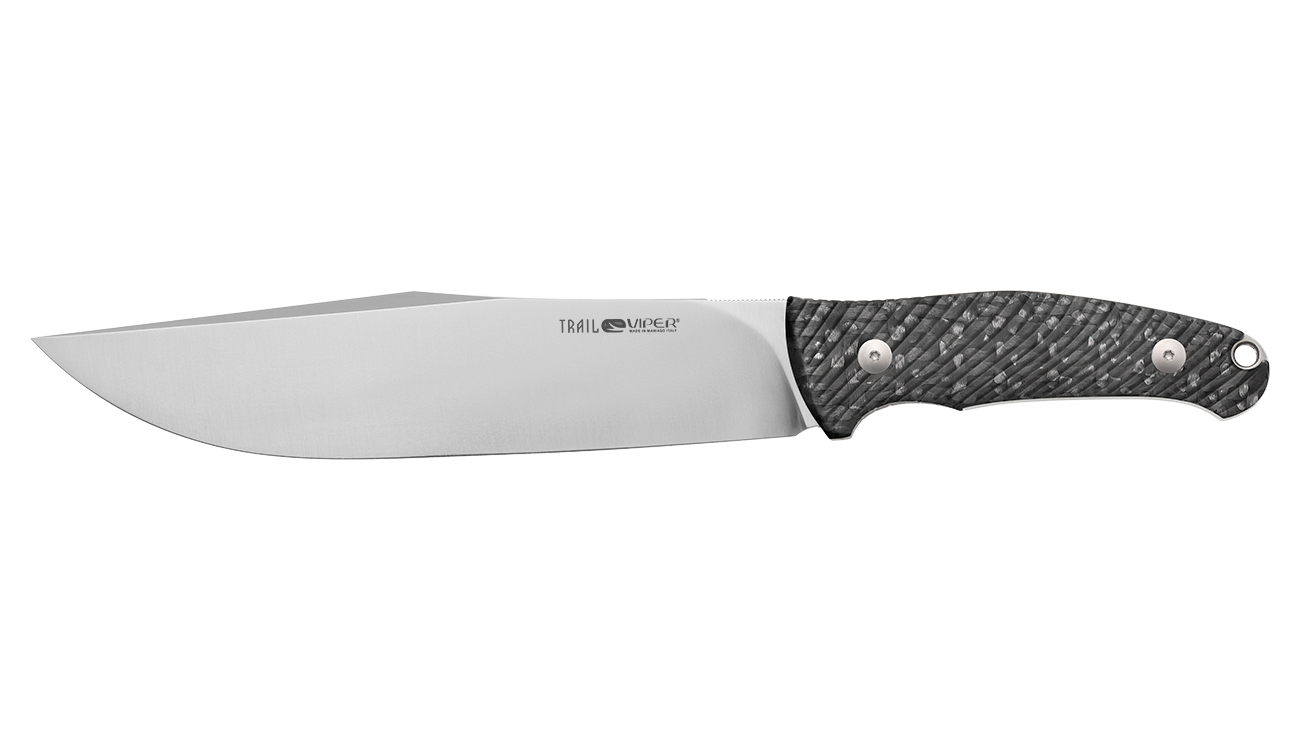 Viper Trail VT4068FC Satin N690, Carbon Fiber, fixed knife, Jens Ansø design