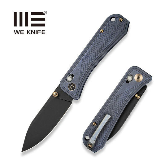 WEKNIFE Bougie Banter Thumb Stud & Crossbar Lock Knife Titanium Handle (2.91" CPM S45VN Blade) WE24009-1