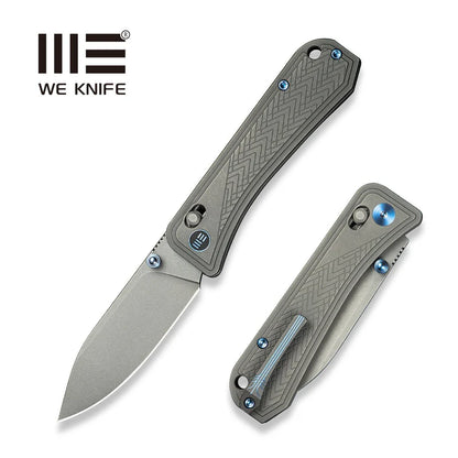 WEKNIFE Bougie Banter Thumb Stud & Crossbar Lock Knife Titanium Handle (2.91" CPM S45VN Blade) WE24009-2