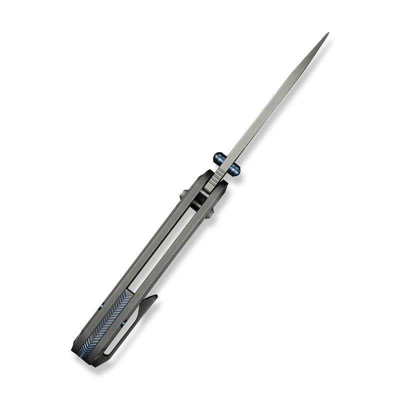WEKNIFE Bougie Banter Thumb Stud & Crossbar Lock Knife Titanium Handle (2.91" CPM S45VN Blade) WE24009-2