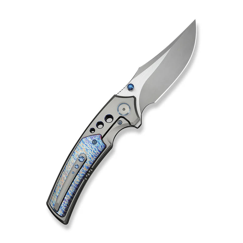 WEKNIFE Skynix Flipper & Thumb Stud Knife Titanium Handle (3.7" M390 Blade, Satin Flat) WE24087-2